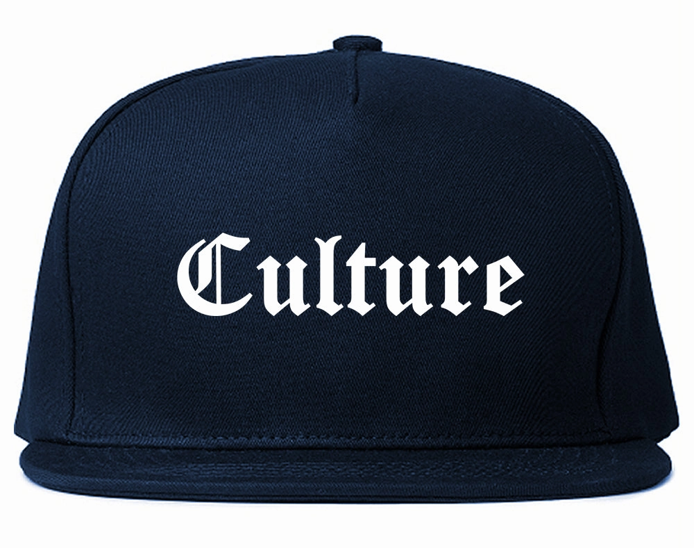 Culture Gothic Font Mens Snapback Hat