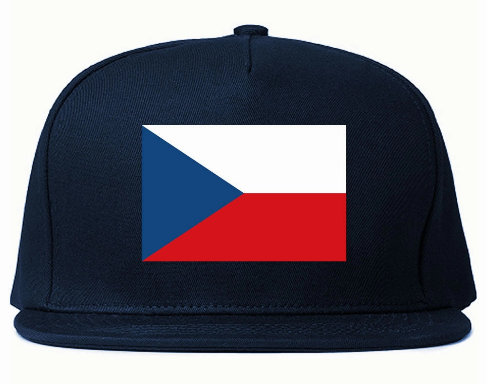 Czech Republic Flag Country Printed Snapback Hat Cap