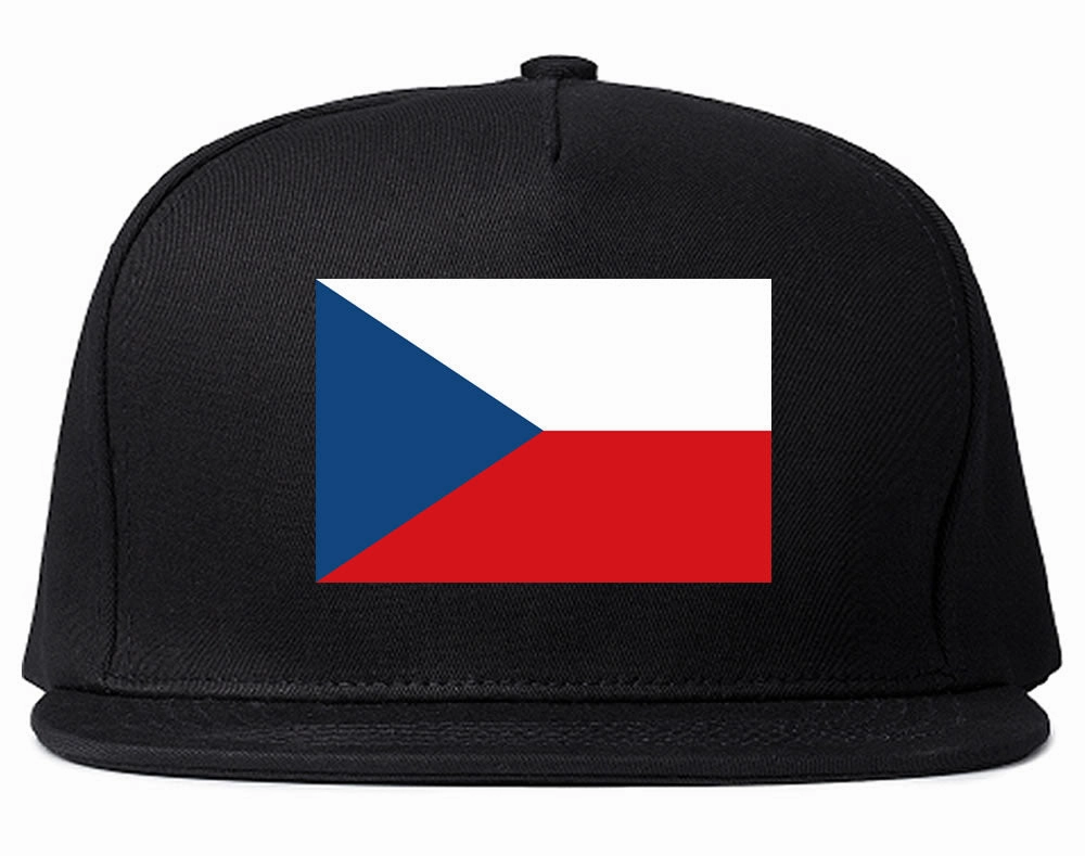 Czech Republic Flag Country Printed Snapback Hat Cap
