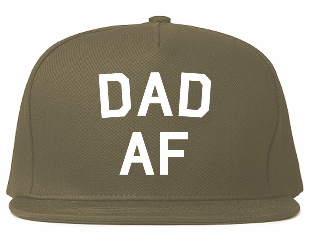 Dad AF New Father Funny Mens Snapback Hat