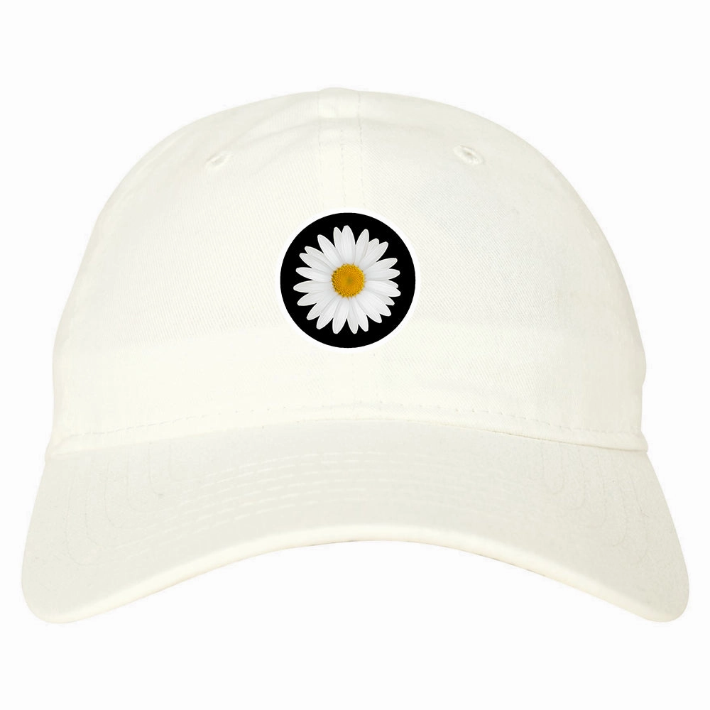 Daisy Flower Chest Mens Dad Hat Baseball Cap