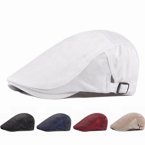 Dale Vintage Striped Flat Cap