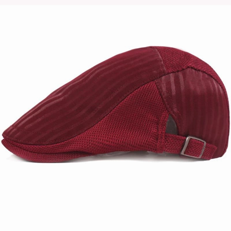 Dale Vintage Striped Flat Cap