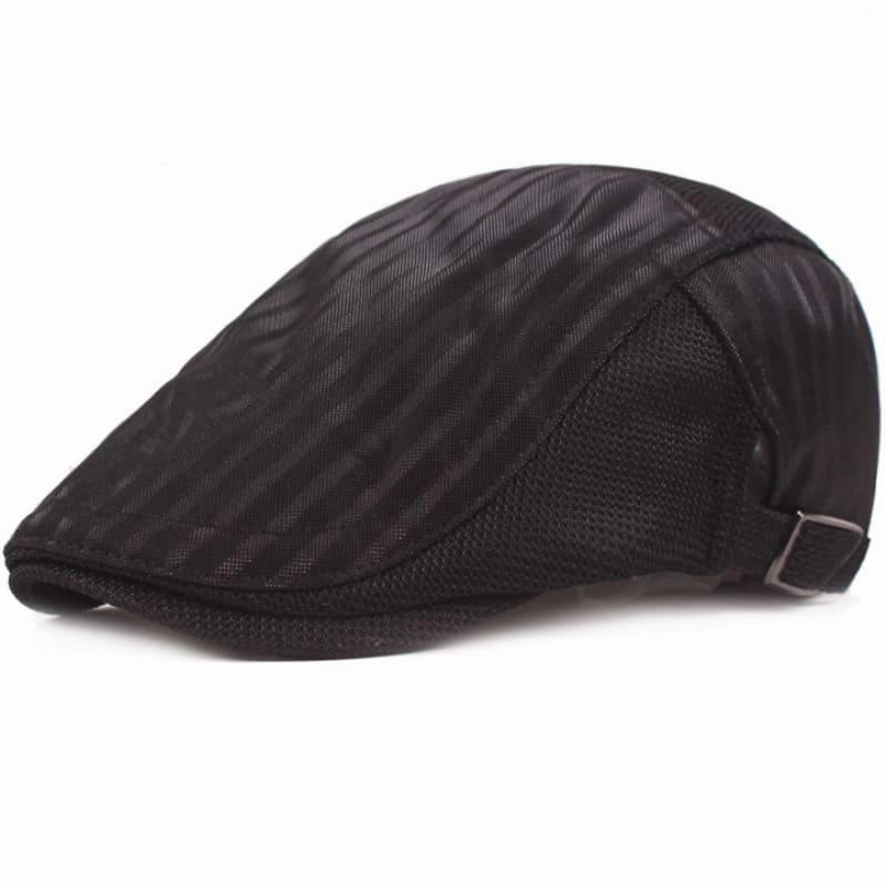 Dale Vintage Striped Flat Cap