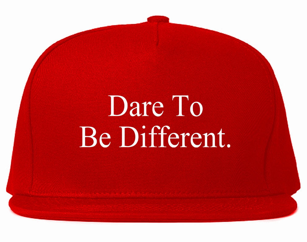Dare To Be Different Mens Snapback Hat