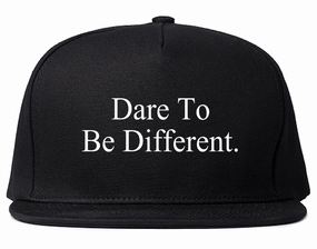 Dare To Be Different Mens Snapback Hat