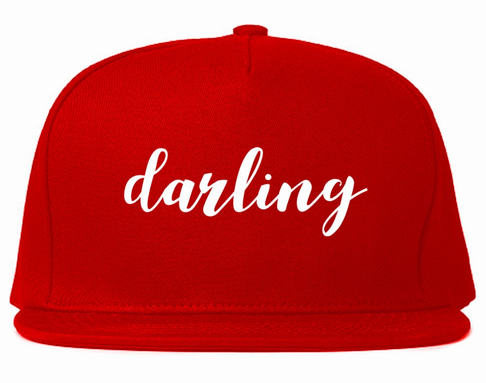 Darling Script Mens Snapback Hat