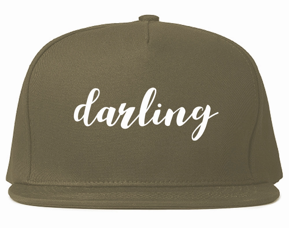 Darling Script Mens Snapback Hat