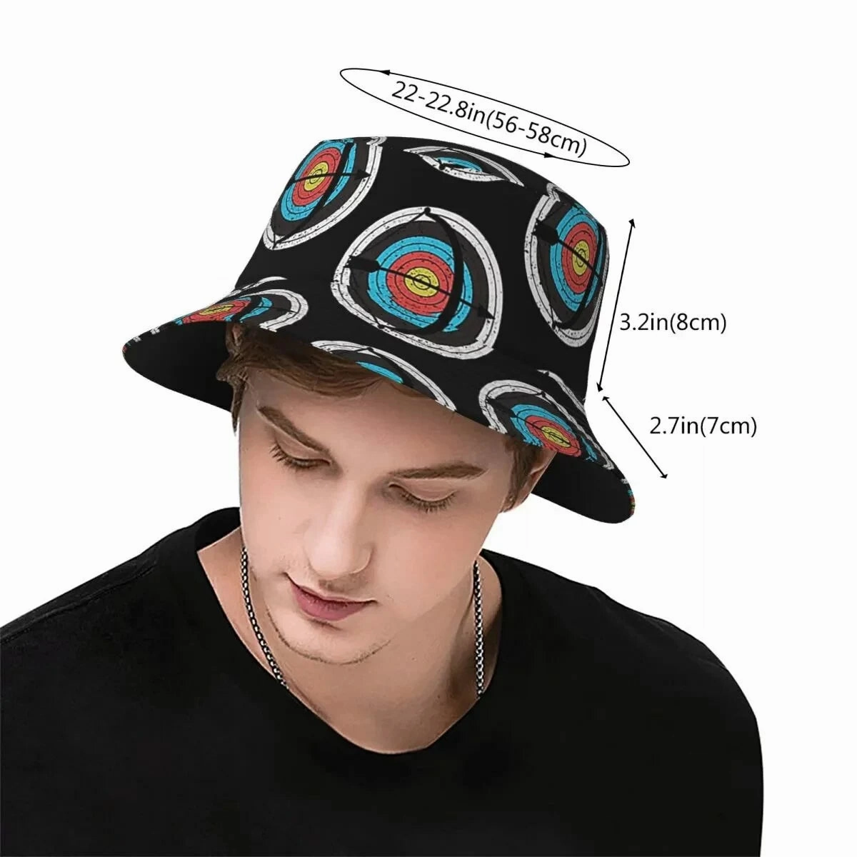 Dartboards Black Bucket Hat