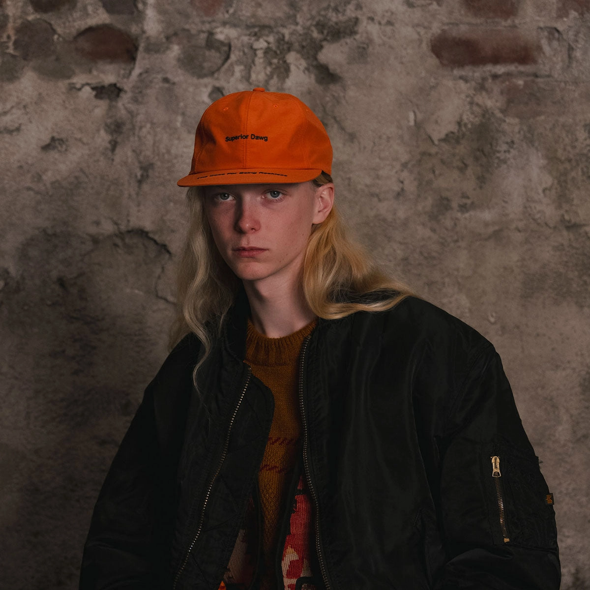 DAWG LOGO SHALLOW CAP- Orange