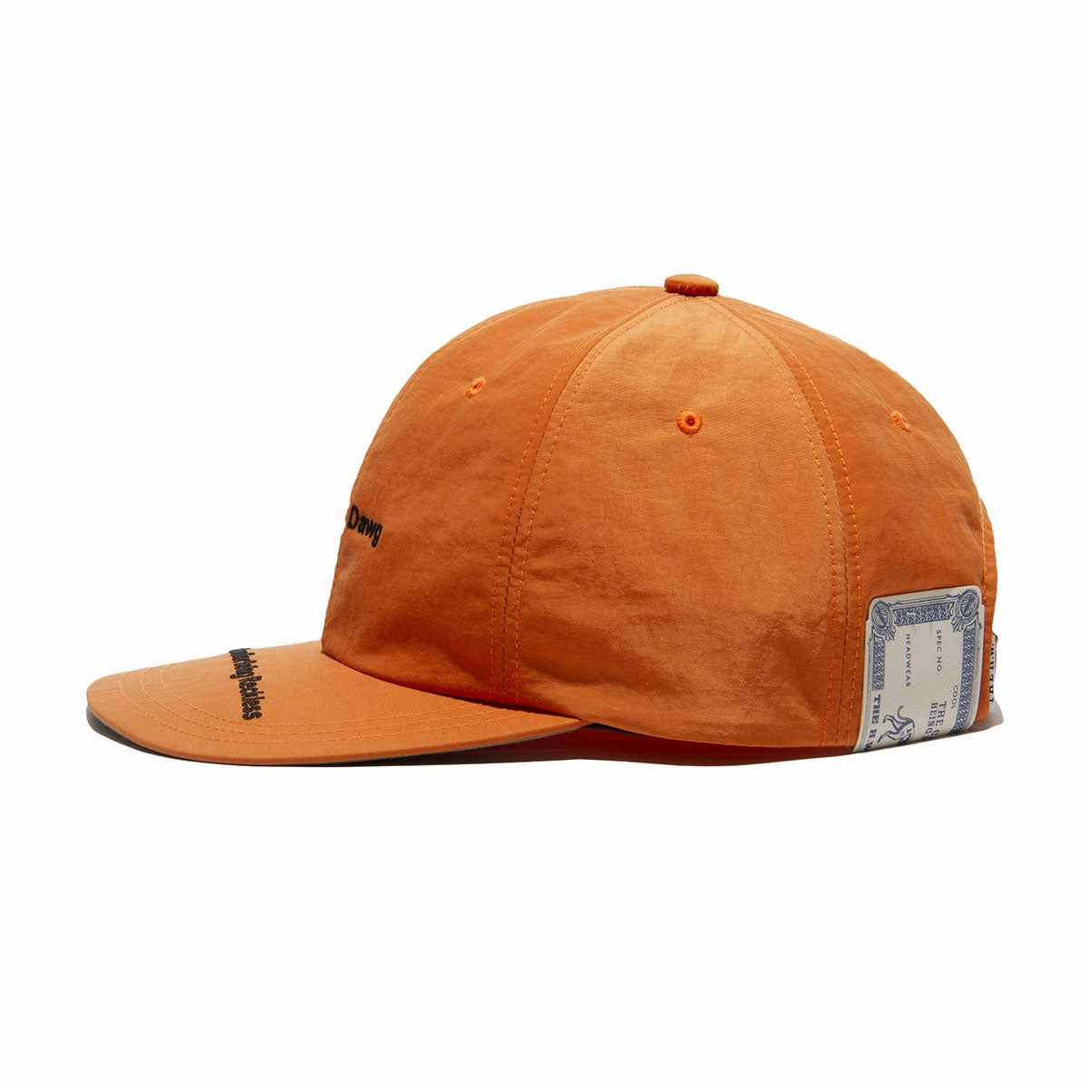 DAWG LOGO SHALLOW CAP- Orange