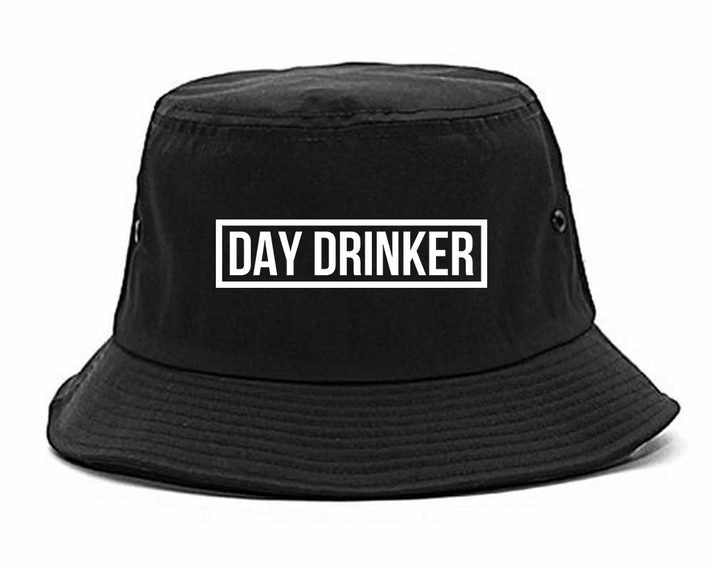Day Drinker Box Logo Mens Bucket Hat