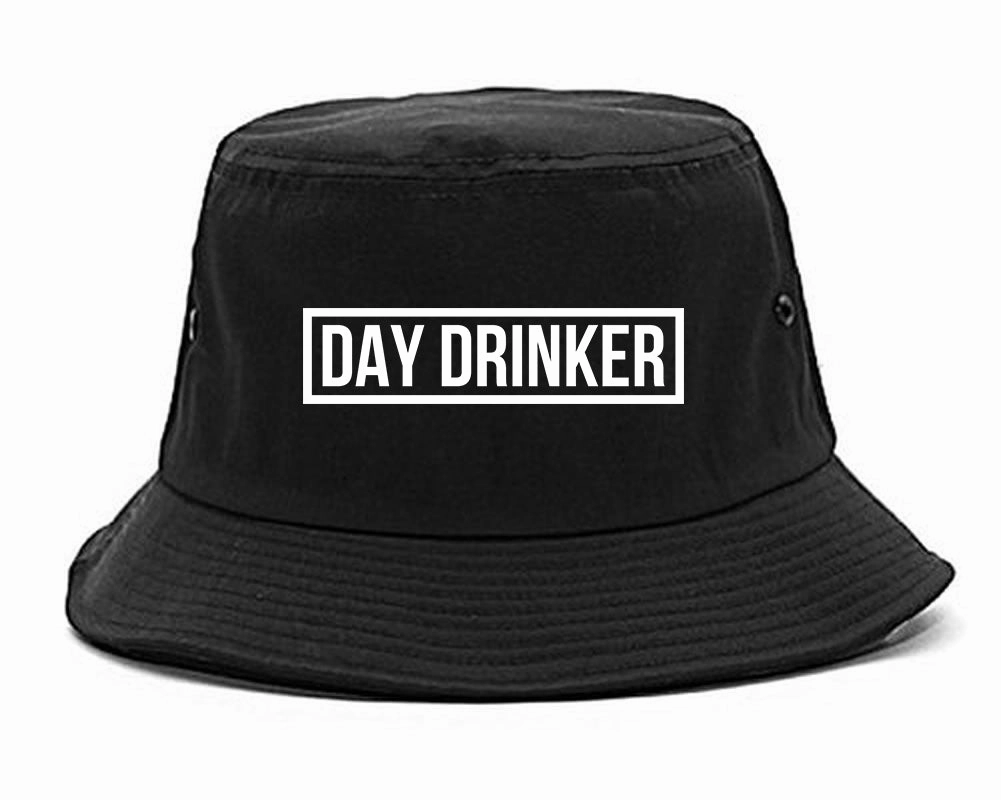 Day Drinker Box Logo Mens Bucket Hat