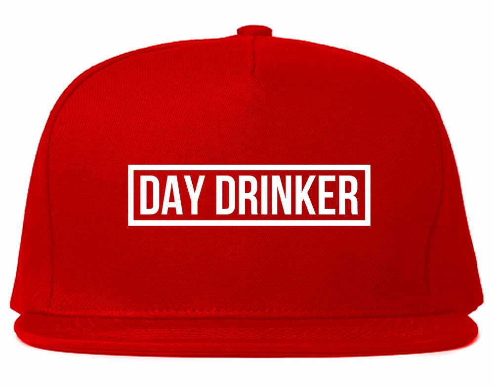 Day Drinker Box Logo Mens Snapback Hat
