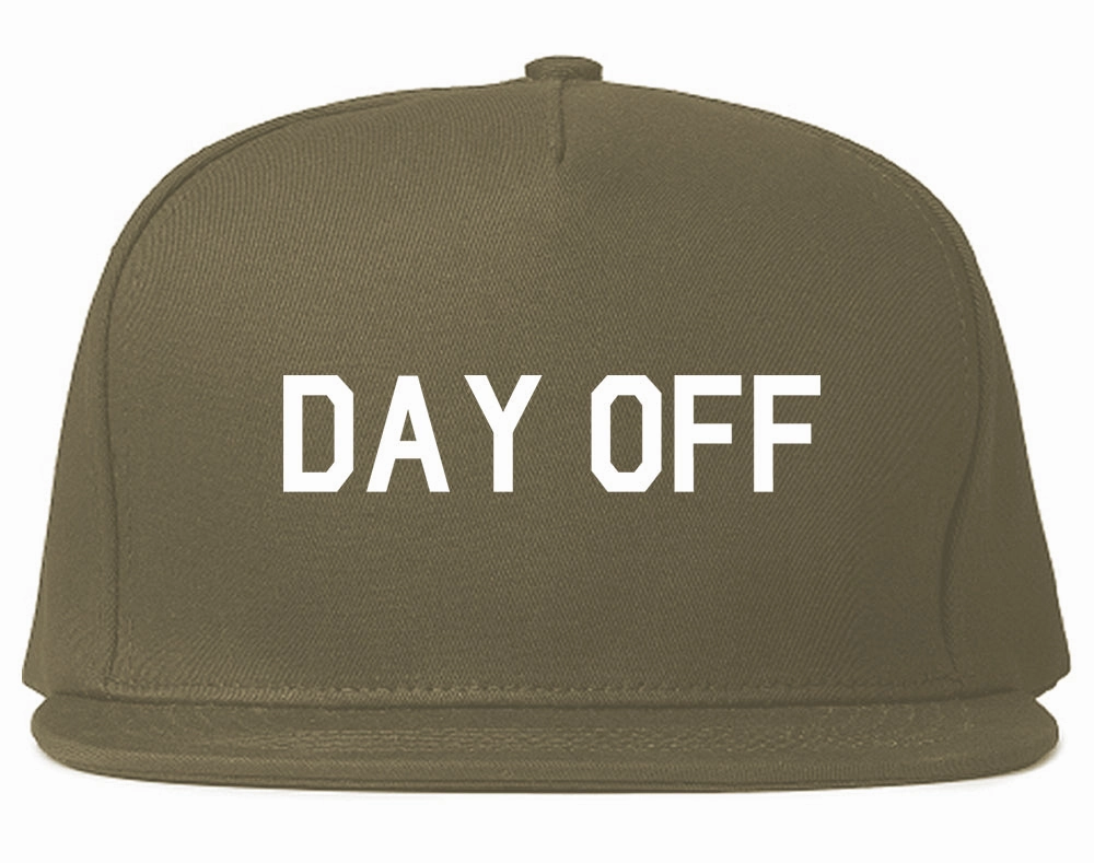 Day Off Mens Snapback Hat