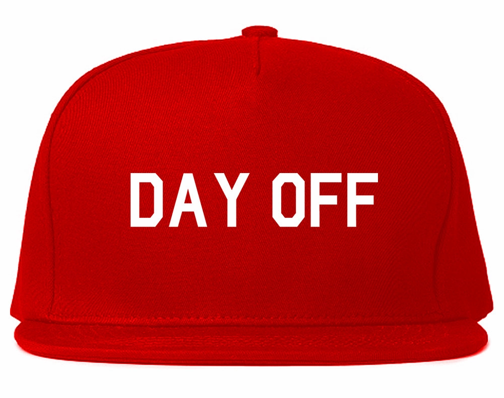 Day Off Mens Snapback Hat