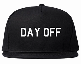 Day Off Mens Snapback Hat