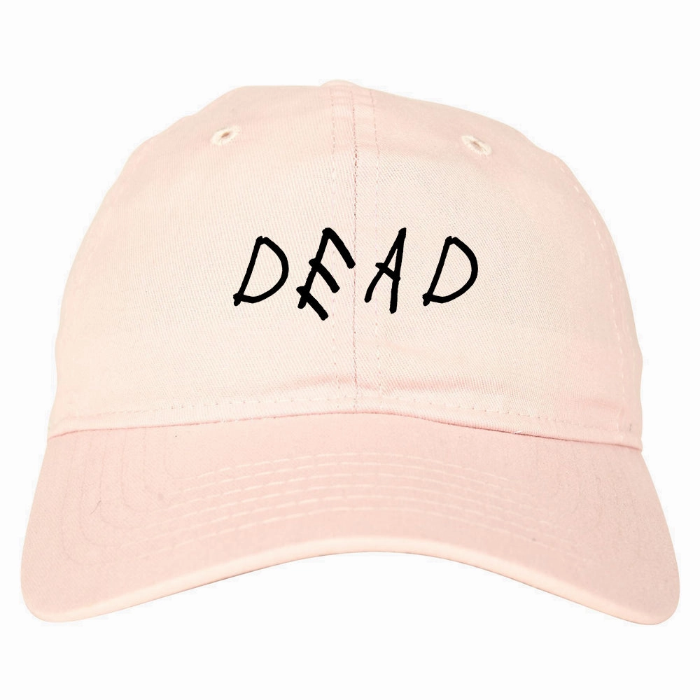 Dead Font Mens Dad Hat Baseball Cap