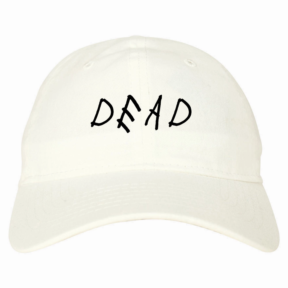 Dead Font Mens Dad Hat Baseball Cap