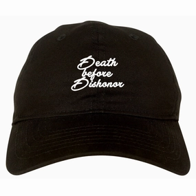 Death Before Dishonor Skulls Dad Hat
