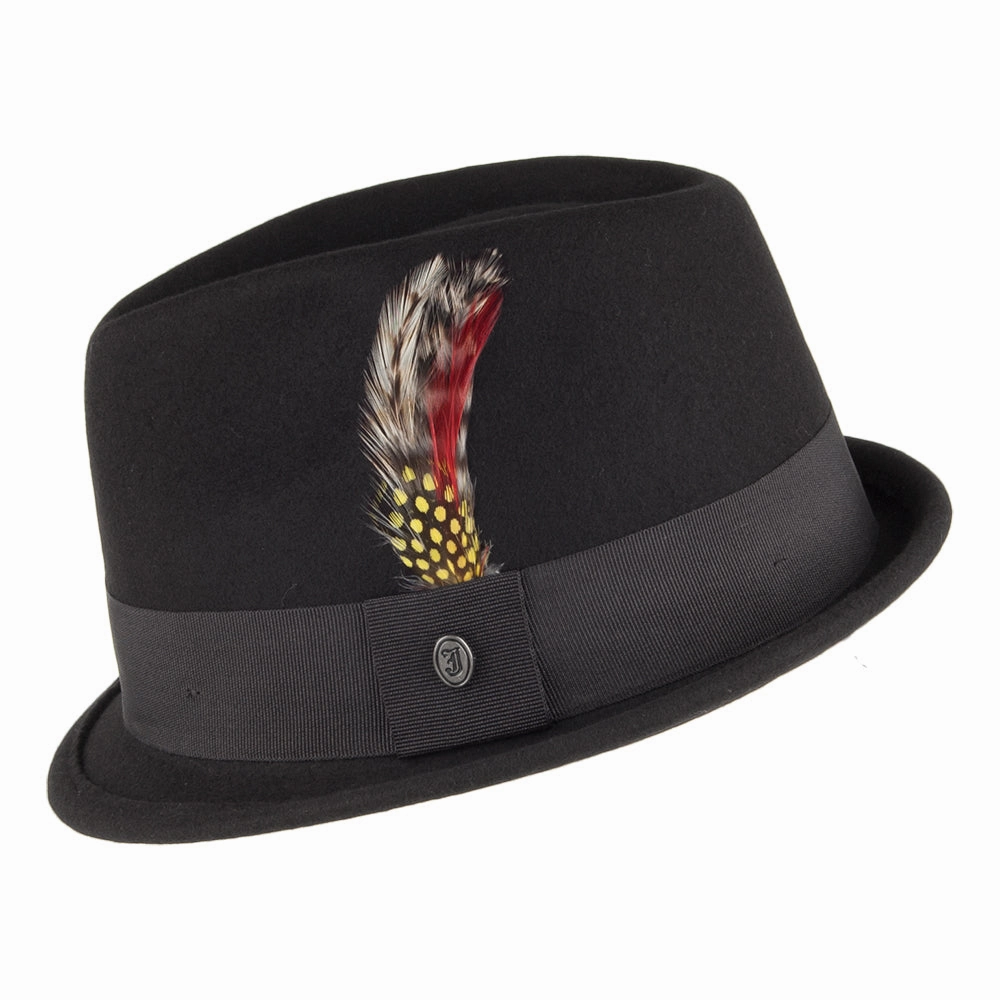Dekker Crushable Trilby Hat - Black