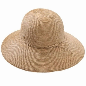 Delphina Raffia Straw Braid Swinger Sunhat
