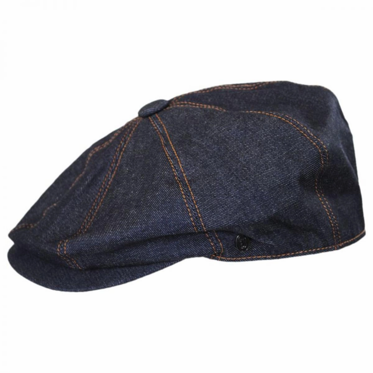 Denim Cotton Newsboy Cap