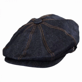 Denim Cotton Newsboy Cap