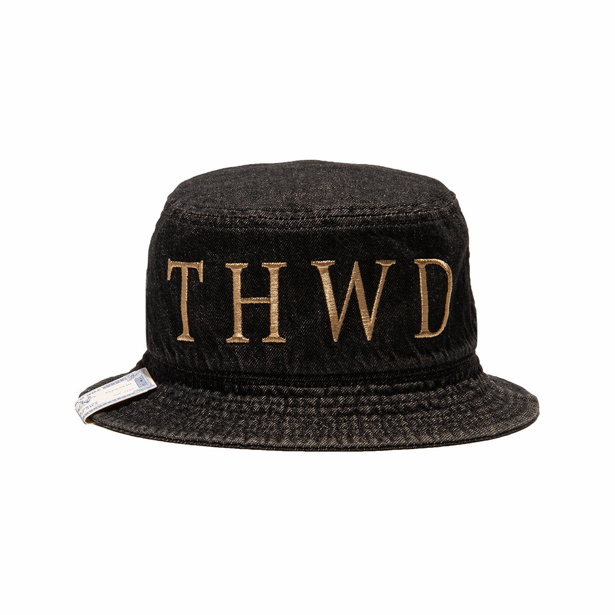 DENIM FLAG HAT - Black