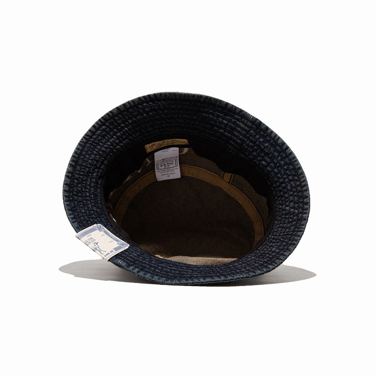 DENIM FLAG HAT - Indigo
