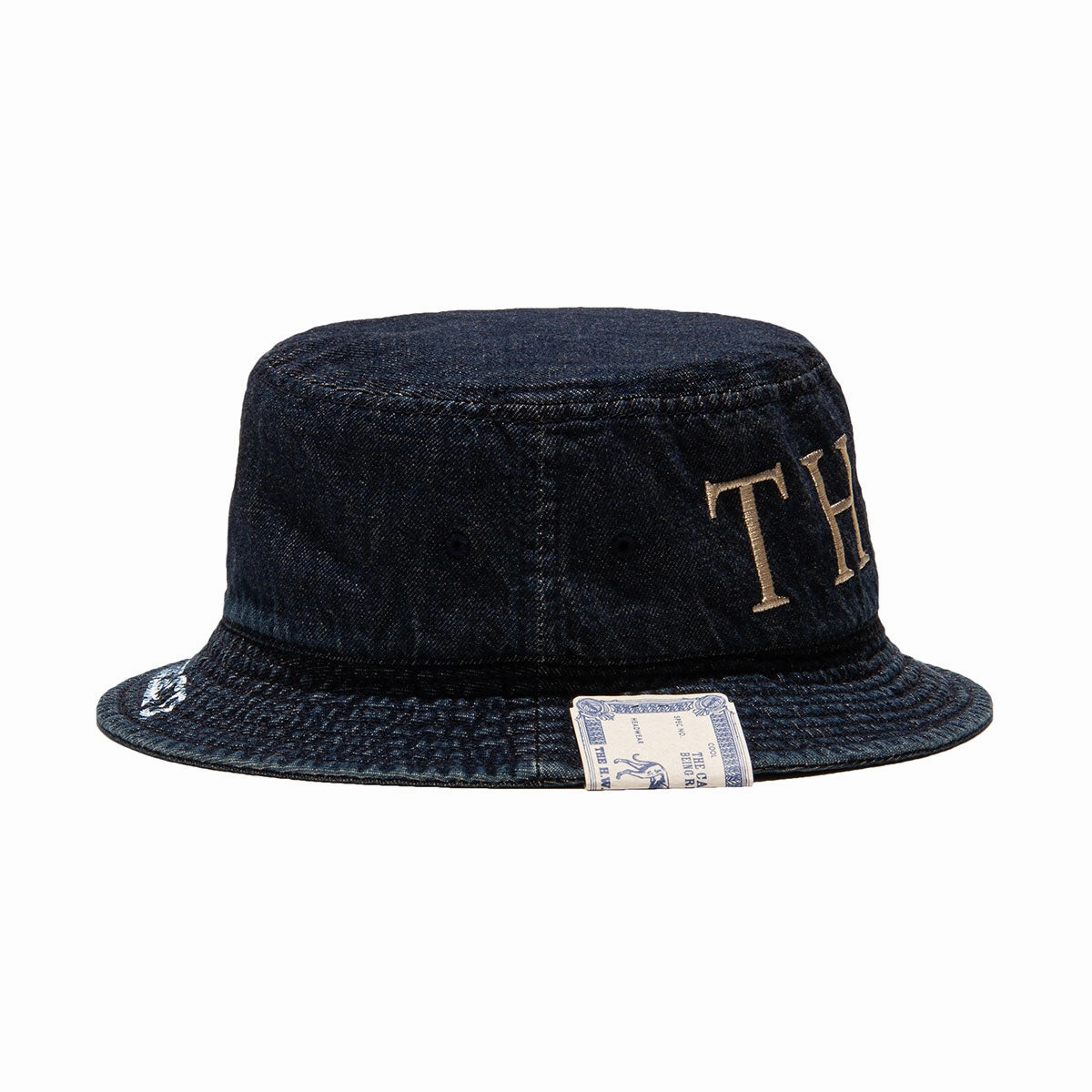 DENIM FLAG HAT - Indigo