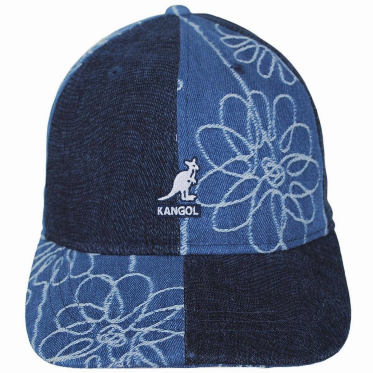 Denim Mashup Strapback Baseball Cap Dad Hat