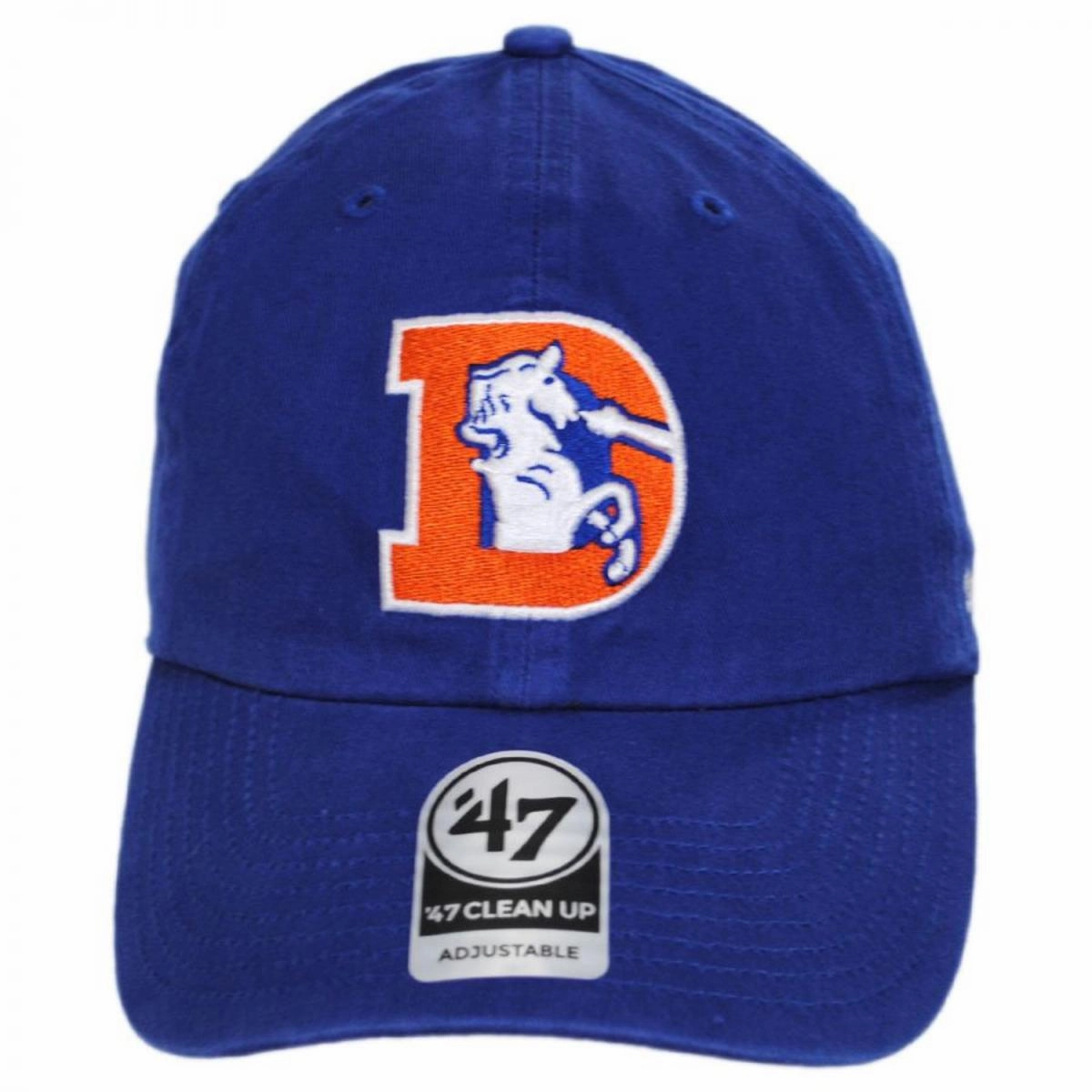 Denver Broncos NFL Clean Up Legacy Strapback Baseball Cap Dad Hat
