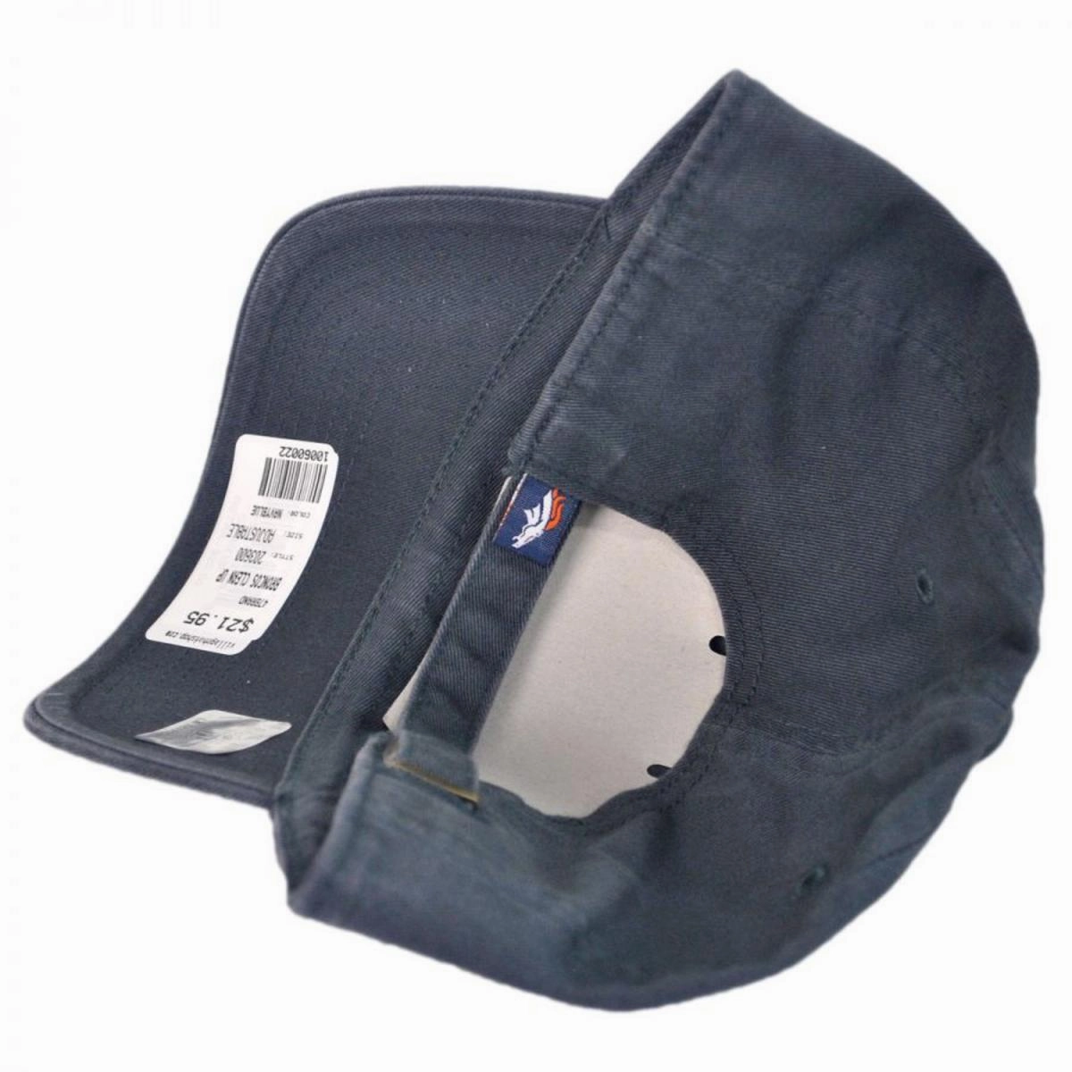 Denver Broncos NFL Clean Up Strapback Baseball Cap Dad Hat