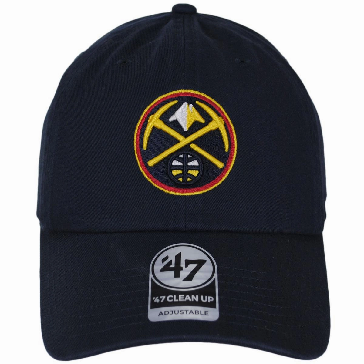 Denver Nuggets NBA Clean Up Strapback Baseball Cap Dad Hat