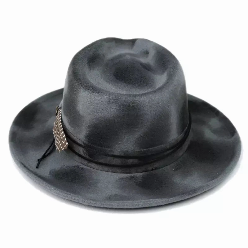 Denver Retro Handmade Burned Fedora Hat