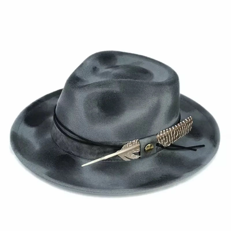 Denver Retro Handmade Burned Fedora Hat