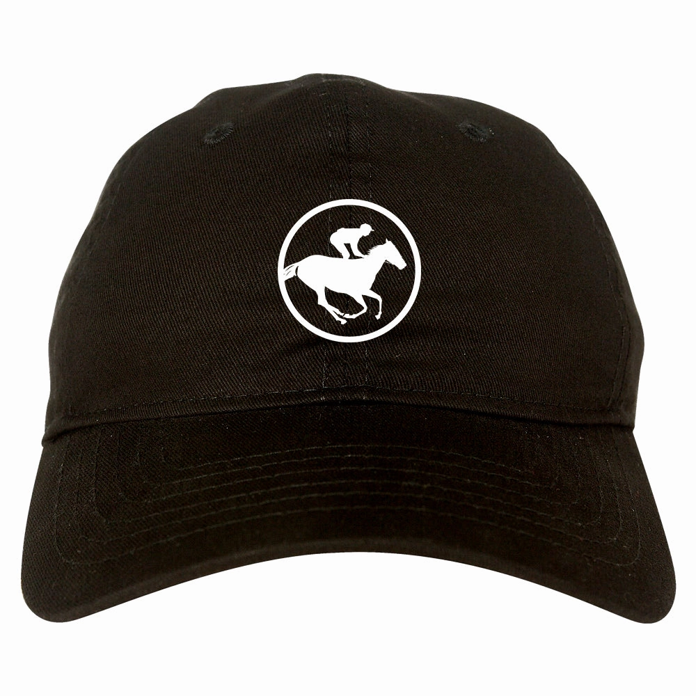 Derby Horse Racing Chest Mens Dad Hat Baseball Cap