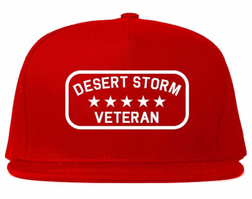 Desert Storm Veteran Mens Snapback Hat