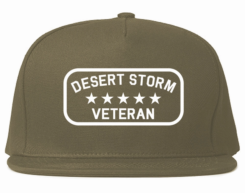 Desert Storm Veteran Mens Snapback Hat