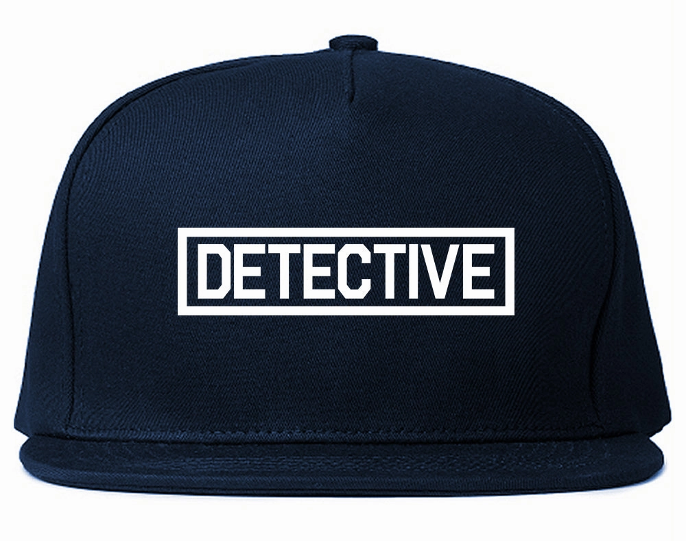 Detective Box Logo Mens Snapback Hat