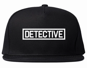 Detective Box Logo Mens Snapback Hat