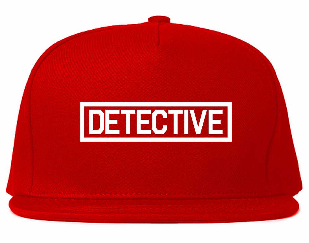 Detective Box Logo Mens Snapback Hat