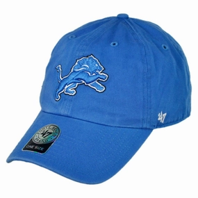 Detroit Lions NFL Clean Up Strapback Baseball Cap Dad Hat
