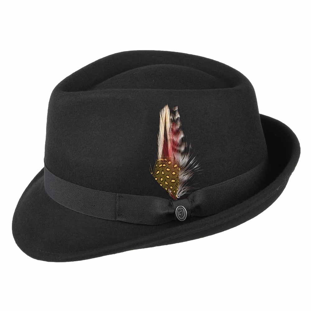 Detroit Trilby Hat - Black