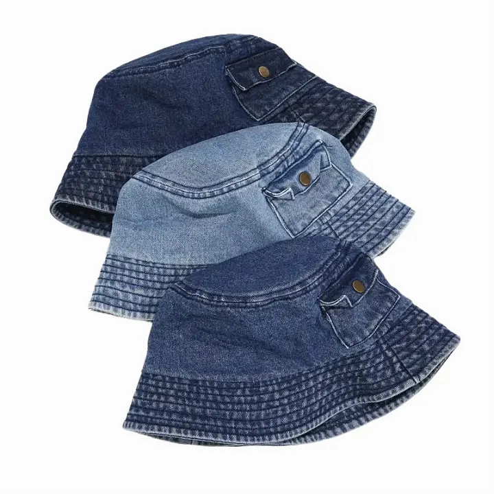 Dinant Blue Denim Bucket Hat