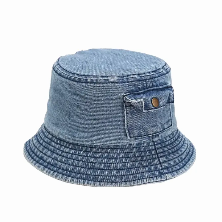 Dinant Blue Denim Bucket Hat