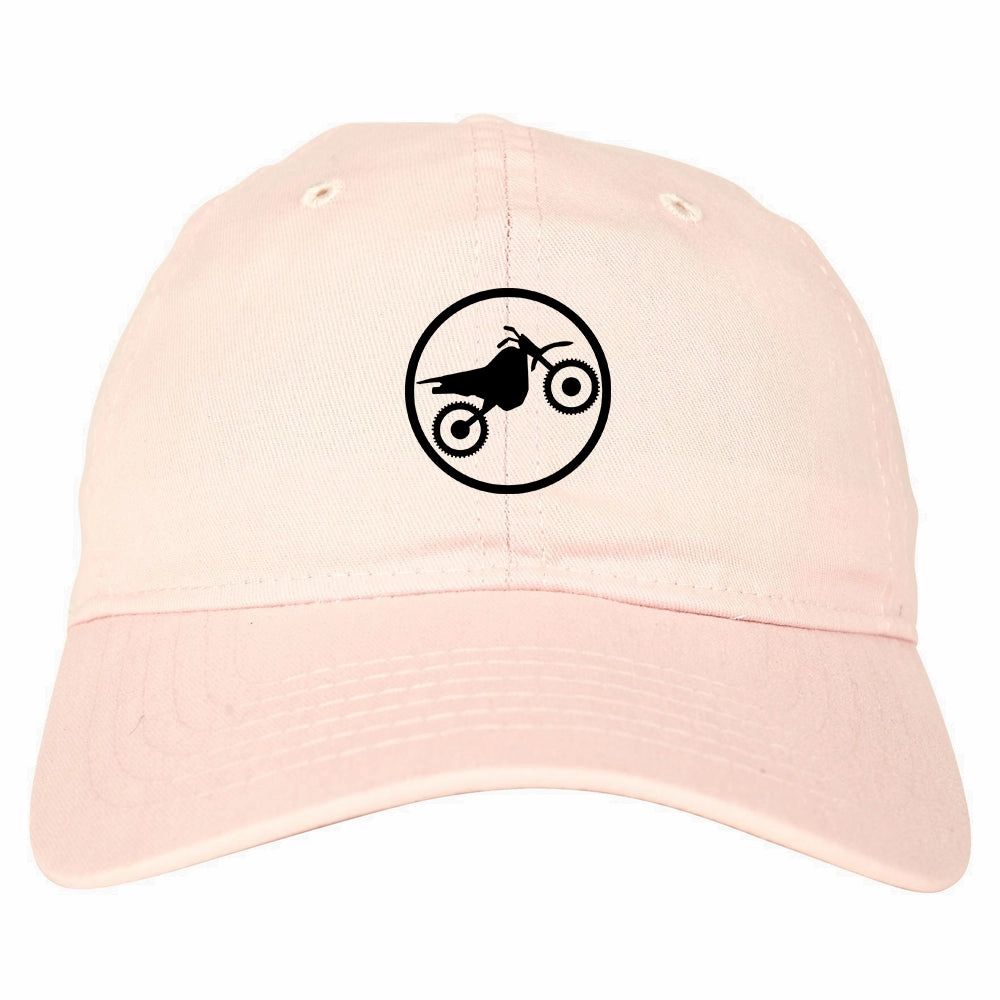 Dirt Bike Chest Mens Dad Hat Baseball Cap