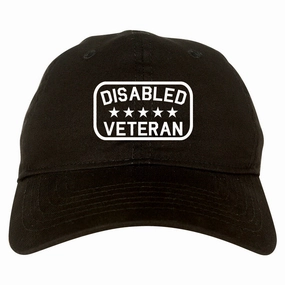 Disabled Veteran Army Mens Dad Hat Baseball Cap