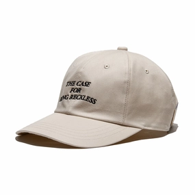 DISTORTION WASH UNION CAP - Beige